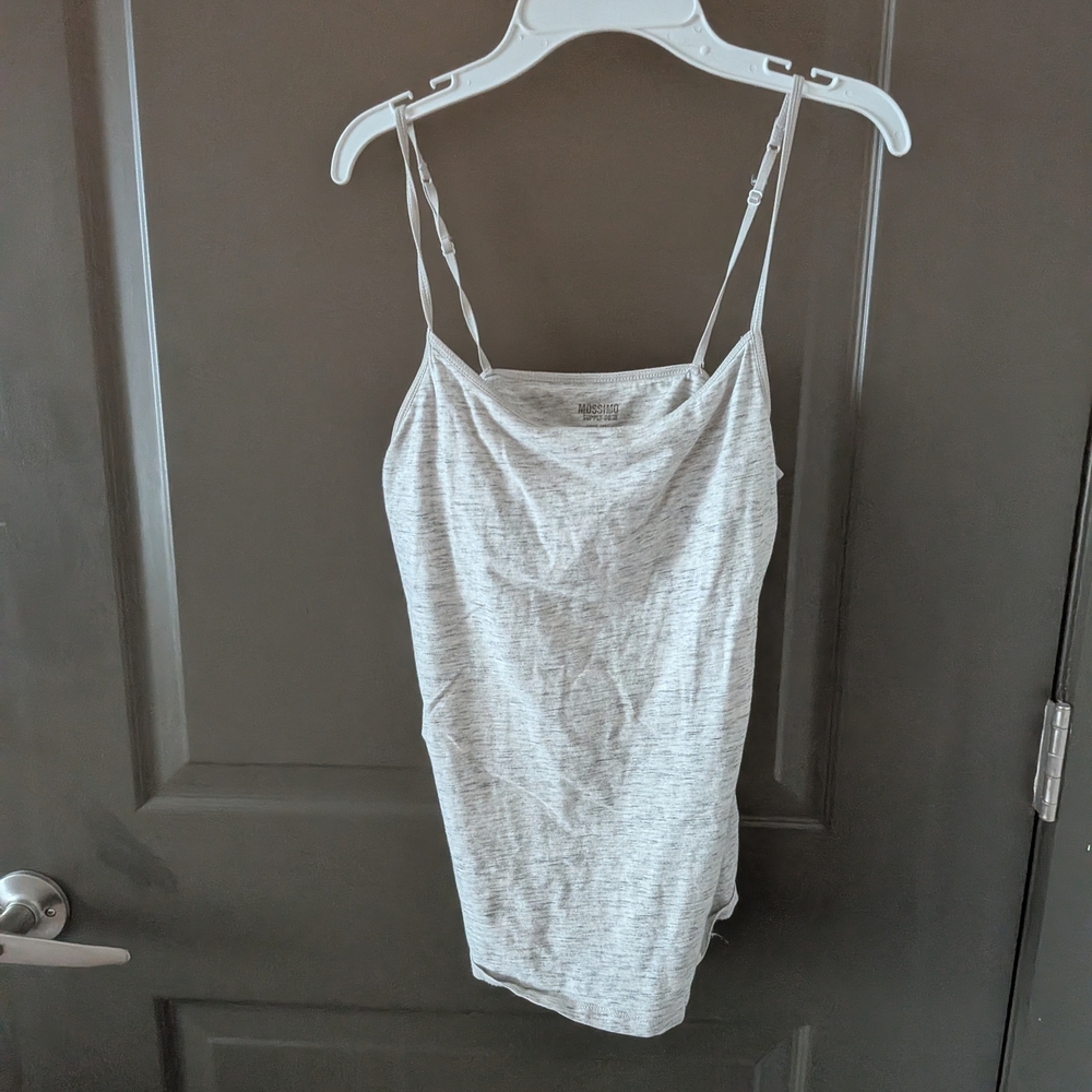 Mossimo Supply Co. Gray Spaghetti Strap Top